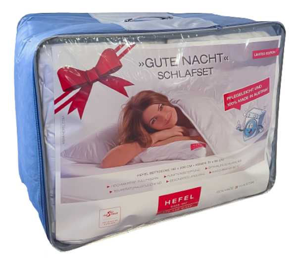 Schlafset Elfentraum Bettdecke & Kissen 140x200/70x90cm